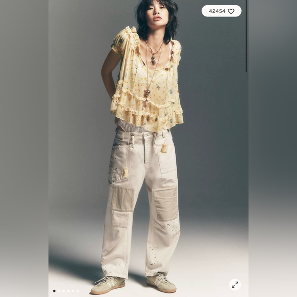 Free People We The Free Moxie Low Slung Jeans, Sz 27 NWOT - Picture 2 of 5